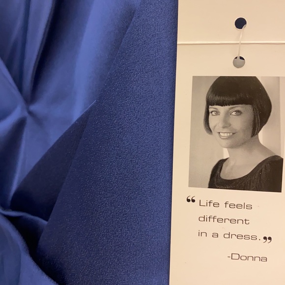 Beautiful Blue Dress by Donna Ricco NEW w/tags - Picture 2 of 15